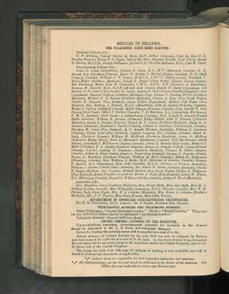 Notices To Fellows.
