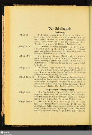 Der Schulbezirk