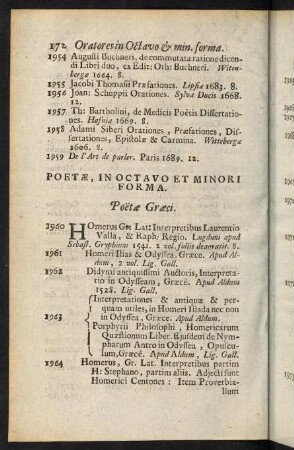 172-229, Poetae, in Octavo et Minori Forma