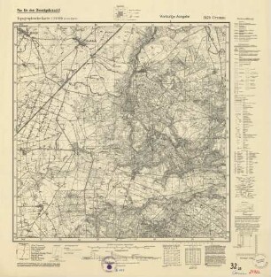 2470 Grunau, Topographische Karte 1:25000 (4cm - Karte)