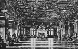 Heiligenberg, Schloss, Südflügel, Festssal (Rittersaal)