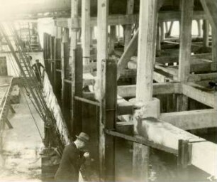 Eisenbeton-Landungsbrücke Colonia, Uruguay, 1928