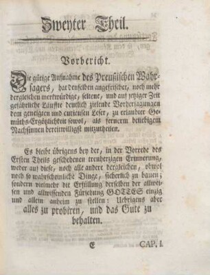 Zweyter Theil