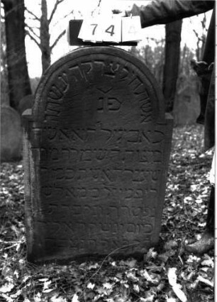 Grabstein 744 (identisch mit Grabstein 719): Grabstein 744