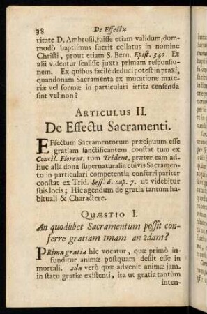 38-64, Articulus II