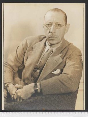 Porträtaufnahme Igor Stravinsky