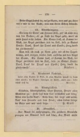 19. Wanderers Nachtlied