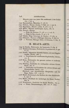 328-377, II. Beaux-Arts - III. Littérature