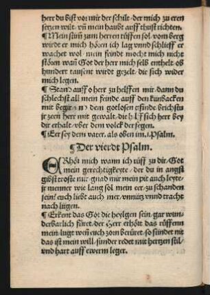 Der vierdt Psalm. ||