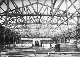 Güstrow. Baustelle. Ausstellungshalle der Landwirtschaftskammer