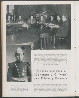 Premio estímulo "Constancio C. Vigil" para Policías y Bomberos