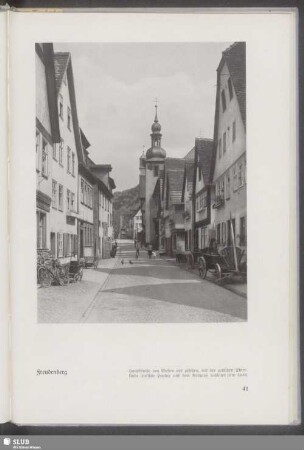 Freudenberg, Hauptstraße von Westen aus gesehen