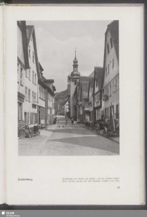 Freudenberg, Hauptstraße von Westen aus gesehen