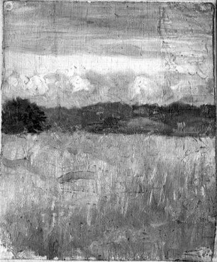 Landschaft mit Wolken