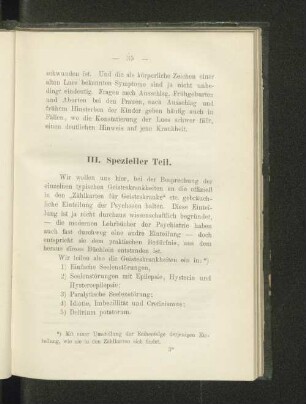 III. Spezieller Teil.
