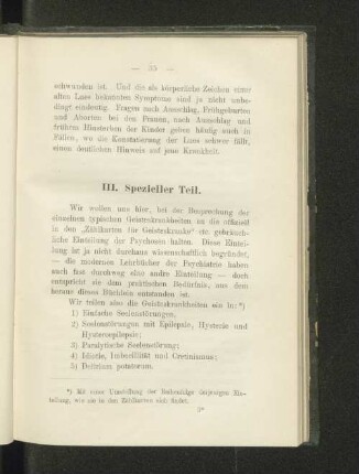 III. Spezieller Teil.