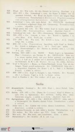 Sicilia (Nr. 872-1048)