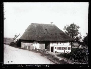 Bauernhaus mit Strohdach