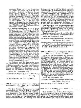 Vereinfachung des Geschäftsganges : [Amtlicher Teil]