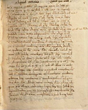 Commentarius de legibus, de gratia, de virtutibus et vitiis - BSB Clm 27917