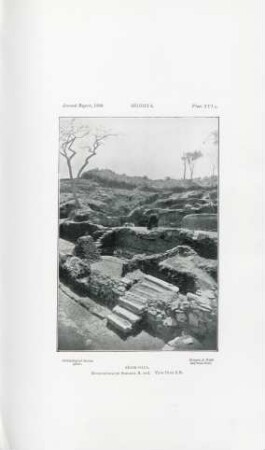 Plate XVI.B. Sígiriya. Sígiri-Gala. Excavations on Summit, S.end. View from S.E.