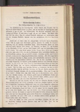Missionsrundschau. Niederländisch-Indien
