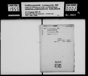 Urspringer, Jakob, Kaufmann in Hardheim Käufer: Julius Fitz, Kaufmann und Bürgermeister in Bretzingen