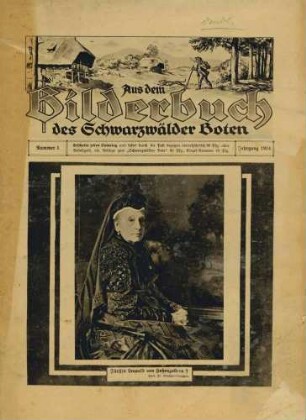 Ausgaben des "Bilderbuchs des Schwarzwälder Boten"