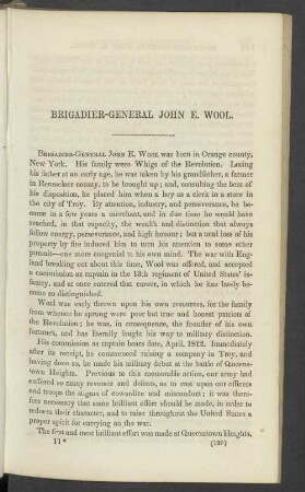 Brigadier-General John E. Wool