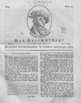 Nro. 44., Freitag, den 3. März 1809
