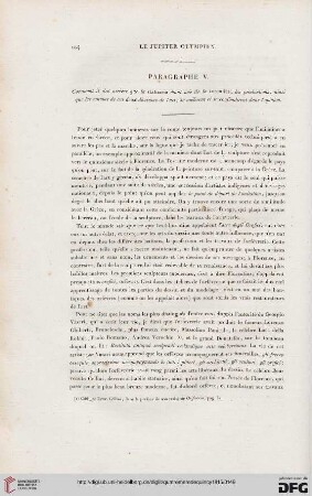 Paragraphe V