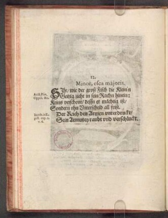 12. Minor, esca minoris.