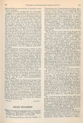 353-356 [Rezension] Das Neue Testament