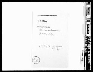 Kammer der Standesherren: Geschäftsordnung
