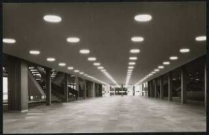 Stadthalle (auch: Mercatorhalle), Duisburg: Foyer Erdgeschoss