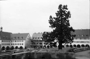 Freudenstadt: Markplatz Nordecke (Zustand 1952)