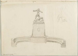 Entwürfe für das "Heine-Denkmal" für Frankfurt am Main