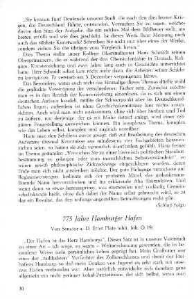 775 Jahre Hamburger Hafen