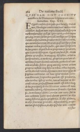 Quae nam Sint Cognitu necessaria de Divinarum scripturarum consuetudine. Cap. XII.