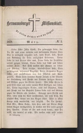 N° 3. März 1879