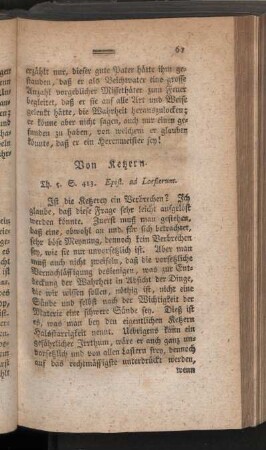Von Ketzern