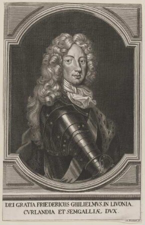 Bildnis des Friedericus Guilielmus, Herzog von Kurland