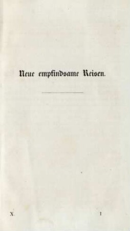 Neue empfindsame Reisen
