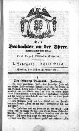 8. Stueck, 24. Februar 1851