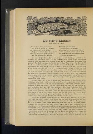 Die Kainz-Literatur