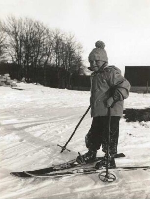 Altenberg. Kleiner Skifahrer