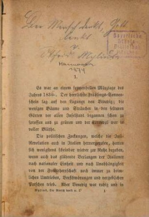 Der Mensch denkt - Gott lenkt! : Eine Familiengeschichte von Otfrid Mylius, 1