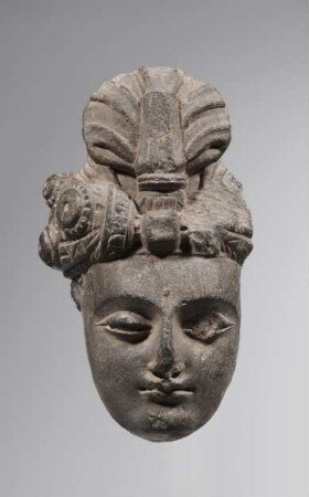 Kopf eines Bodhisattva mit Turban