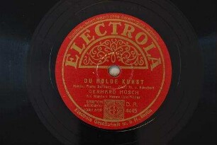 Du holde Kunst / Musik: Franz Schubert. Text: Fr. v. Schobert