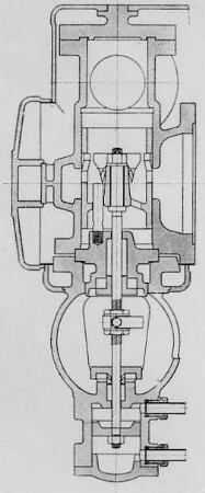 Regulierung der Zoelly-Dampfturbine, Schieber : Technikgeschichte | Industrie und Technik | Dampfmaschinen (Abwärmekraftmaschinen, Locomobile)